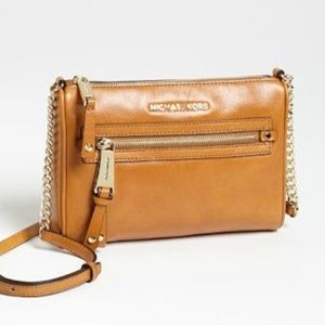 Michael Kors Cognac Leather Crossbody